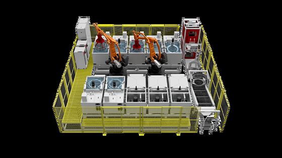 Bom preço JUNHE®QUDR0180 Máquina de limpeza multi-tanque totalmente automática on-line