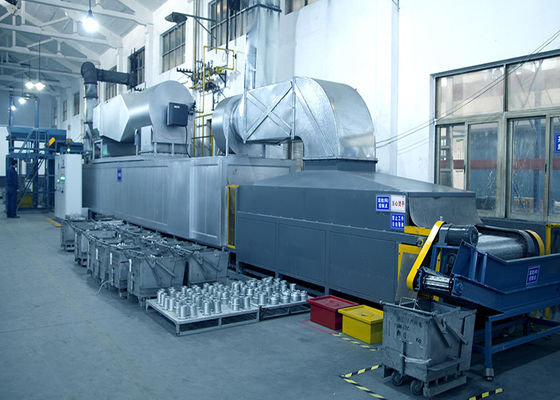 Bom preço Fornalha de baixo nível de ruído Effcient alto 14m*12m*0.3m do tratamento térmico da fornalha do revestimento on-line