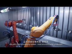 Linha de revestimento e pulverização de discos de freio tradicionais Junhe para peças automáticas